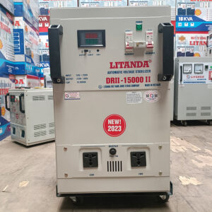 Ổn áp Litanda 15KVA - DRII phiên bản mới. Giá máy ổn áp 15KVA.