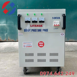 Mới Nhất 2025 Biến Áp 3 Pha Ra 1 Pha 50kva Dây Đồng 100% Mua Ngay Tại Litanda Việt Nam