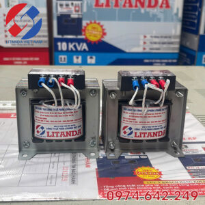 Biến Áp Trần Vào 400V Ra 24V Công Suất 30kva Dây Đồng Chính Hãng Litanda Mới 2025