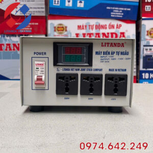 Biến Áp Tự Ngẫu 1 Pha 5kva Đổi Nguồn 110v Ra 220v Dùng Cho Thiết Bị Nhập Khẩu