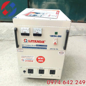 Mới Nhất Ổn Áp 10KVA Chuyên Dụng Tích Hợp 3 Công Suất Điện Ra 3KVA 6KVA 10KVA Tại Litanda