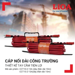 Dây Cáp Công Trường Chính Hãng Lioa Sử Dụng Cho Công Trình Xây Dựng