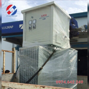 Ổn Áp Lioa Ngâm Dầu 500KVA 3 Pha Model D-500 Ổn Định Điện Công Nghiệp