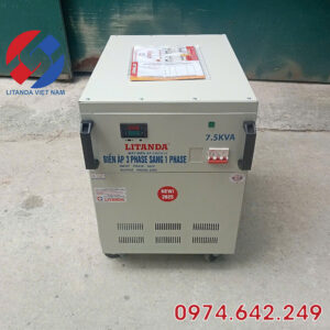 Giải Pháp Đổi Nguồn Điện Biến Áp 3 Pha Sang 1 Pha Cách ly 7.5kva Chống Giât Tại Litanda Việt Nam