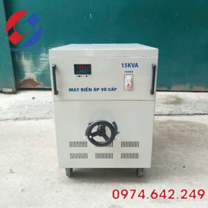 Máy Biến Áp Vô Cấp 15kva Vào 220v Ra Từ 0v Đến 300v Giá Rẻ Mới Nhất